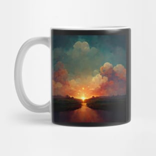 A beautiful sunset - best selling Mug